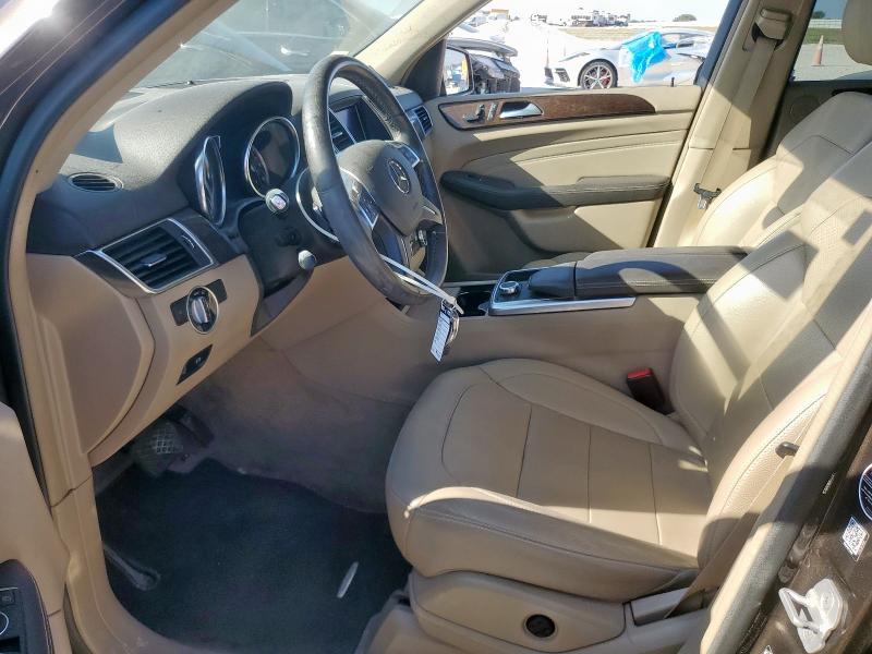 4JGDA5JB2EA344034 - 2014 MERCEDES-BENZ ML 350 Kahverengi fotoğraf 7