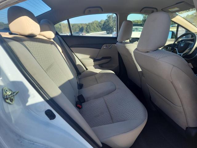 19XFB2F7XFE092528 - 2015 HONDA CIVIC SE WHITE photo 10