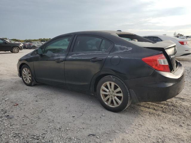 2HGFB2F98CH513925 - 2012 HONDA CIVIC EXL BLACK photo 2