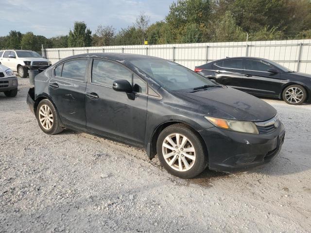 2HGFB2F98CH513925 - 2012 HONDA CIVIC EXL BLACK photo 4