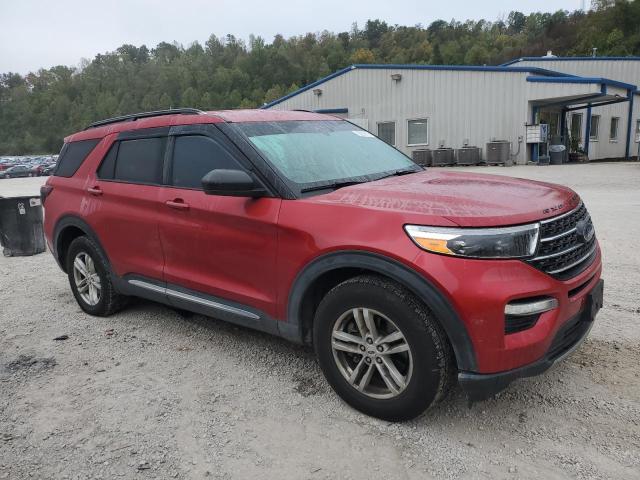 1FMSK8DH7MGA80407 - 2021 FORD EXPLORER XLT წითელი ფოტო 4