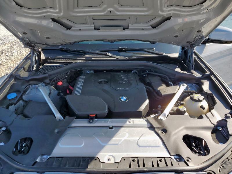 5UX43DP04N9M38222 - 2022 BMW X3 SDRIVE30I SILVER photo 12