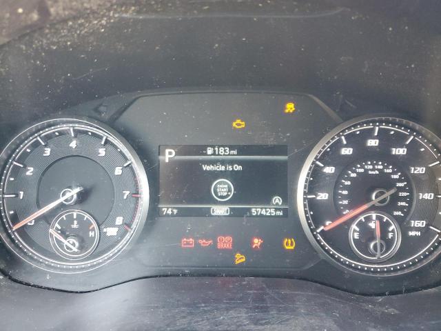 5NMS2DAJ7PH498838 - 2023 HYUNDAI SANTA FE SEL Schwarz Foto 9