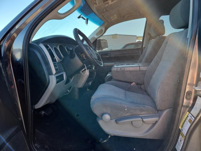 5TFRM5F16CX045481 - 2012 TOYOTA TUNDRA DOUBLE CAB SR5 GRAY photo 7