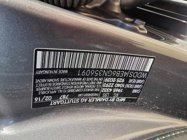 WDDSJ4EB6GN356091 - 2016 MERCEDES-BENZ CLA 250 გრაფიტი ფოტო 10