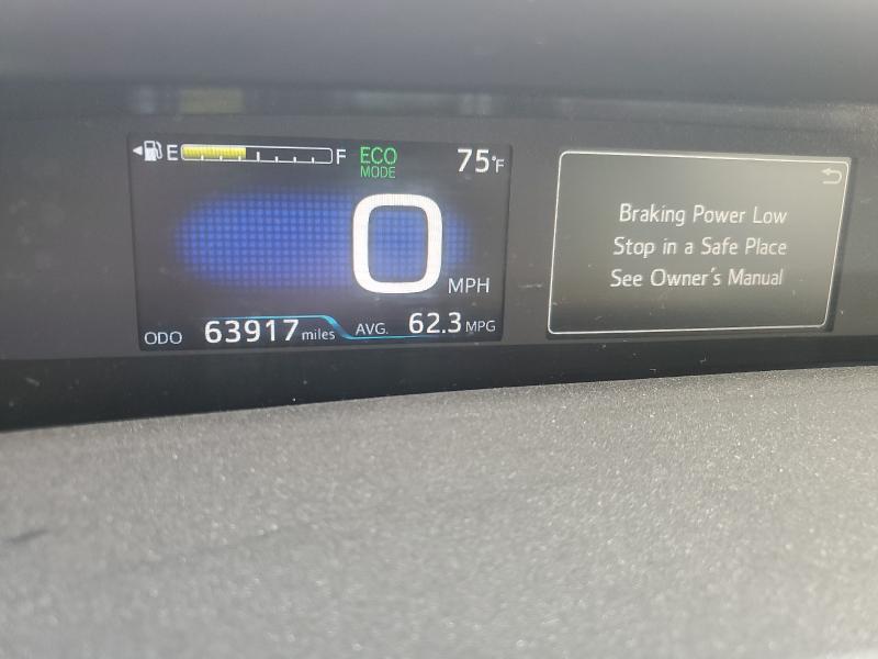 JTDKARFU0K3097514 - 2019 TOYOTA PRIUS 石墨色 照片 9