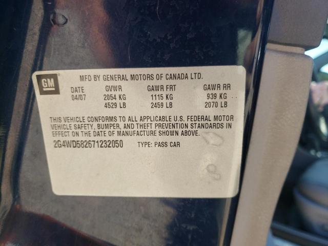 2G4WD582671232050 - 2007 BUICK LACROSSE CXL ლურჯი ფოტო 13