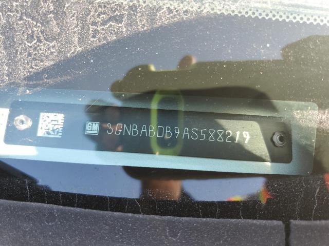 3GNBABDB9AS588219 - 2010 CHEVROLET HHR LT SILVER photo 12