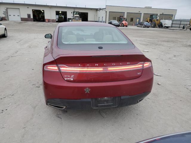 3LN6L2GK1DR802417 - 2013 LINCOLN MKZ BURGUNDY photo 6