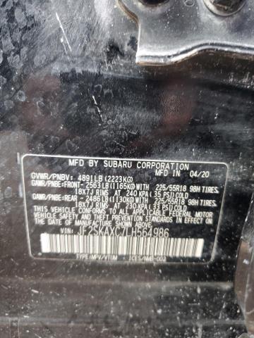 JF2SKAXC7LH564986 - 2020 SUBARU FORESTER TOURING Qara foto 13