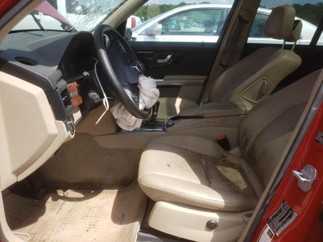 WDCGG8HB1AF308849 - 2010 MERCEDES-BENZ GLK 350 4MATIC RED photo 7