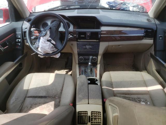 WDCGG8HB1AF308849 - 2010 MERCEDES-BENZ GLK 350 4MATIC RED photo 8