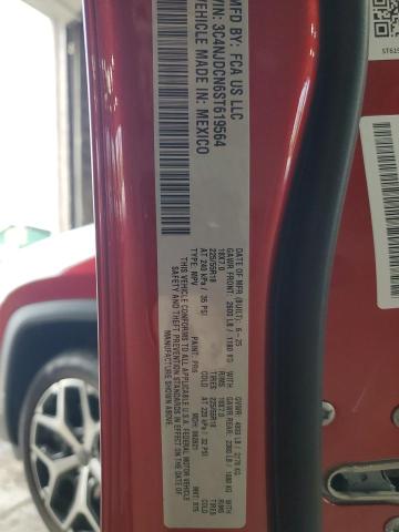 3C4NJDCN6ST619564 - 2025 JEEP COMPASS LIMITED أحمر صورة 13