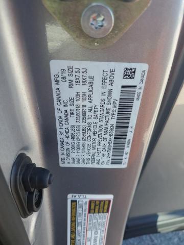 2HKRW2H5XKH659534 - 2019 HONDA CR-V EX 灰色 照片 13