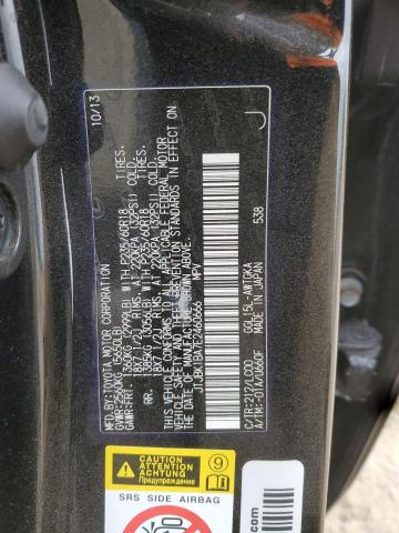 JTJBK1BA7E2460666 - 2014 LEXUS RX 350 BASE შავი ფოტო 13