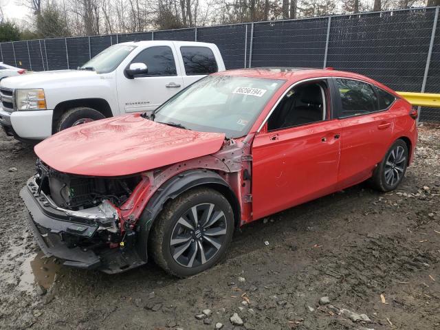 19XFL1H71NE015632 - 2022 HONDA CIVIC EXL RED photo 1