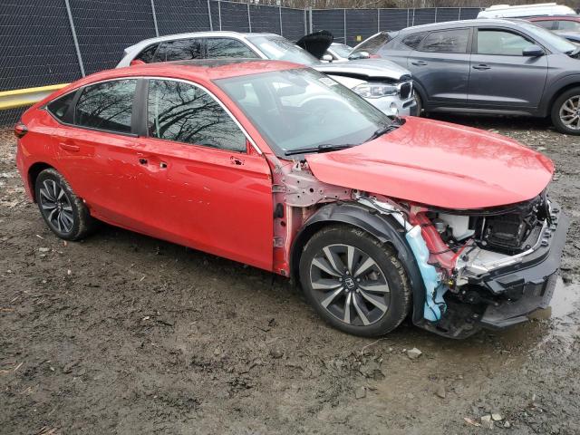 19XFL1H71NE015632 - 2022 HONDA CIVIC EXL RED photo 4