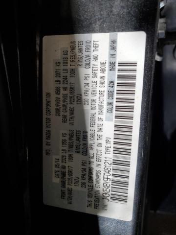 JM3KE4BY9F0481211 - 2015 MAZDA CX-5 SPORT GRAY photo 13