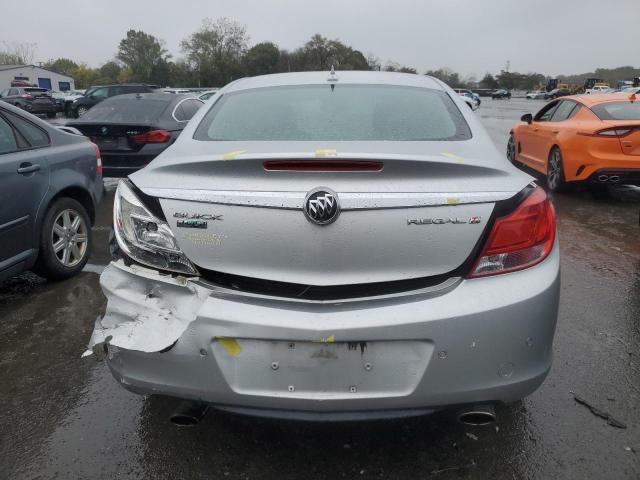 W04GW5EV6B1090227 - 2011 BUICK REGAL CXL SILVER photo 6