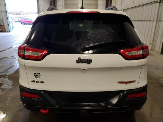 1C4PJMBS9FW778868 - 2015 JEEP CHEROKEE TRAILHAWK WHITE photo 6