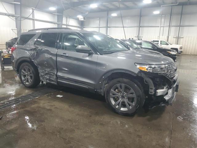1FMSK8DH0MGA49323 - 2021 FORD EXPLORER XLT 灰色 照片 4