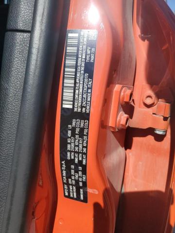 ZACCJBCTXGPD35170 - 2016 JEEP RENEGADE TRAILHAWK ORANGE photo 13