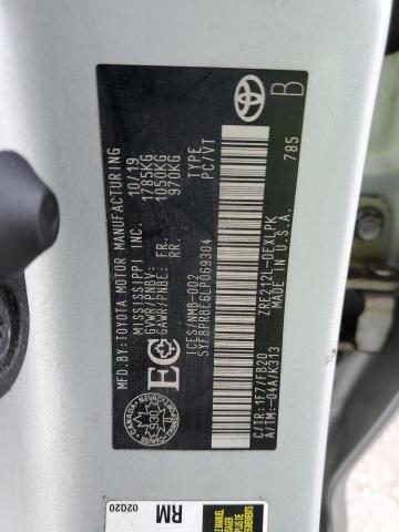 5YFBPRBE6LP069304 - 2020 TOYOTA COROLLA LE 白色 照片 12