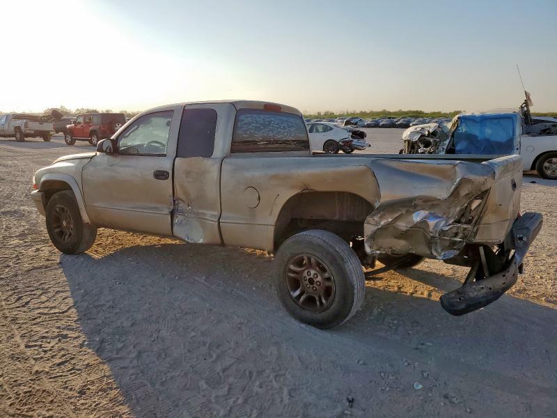1D7GL12K34S538511 - 2004 DODGE DAKOTA SXT TAN photo 2