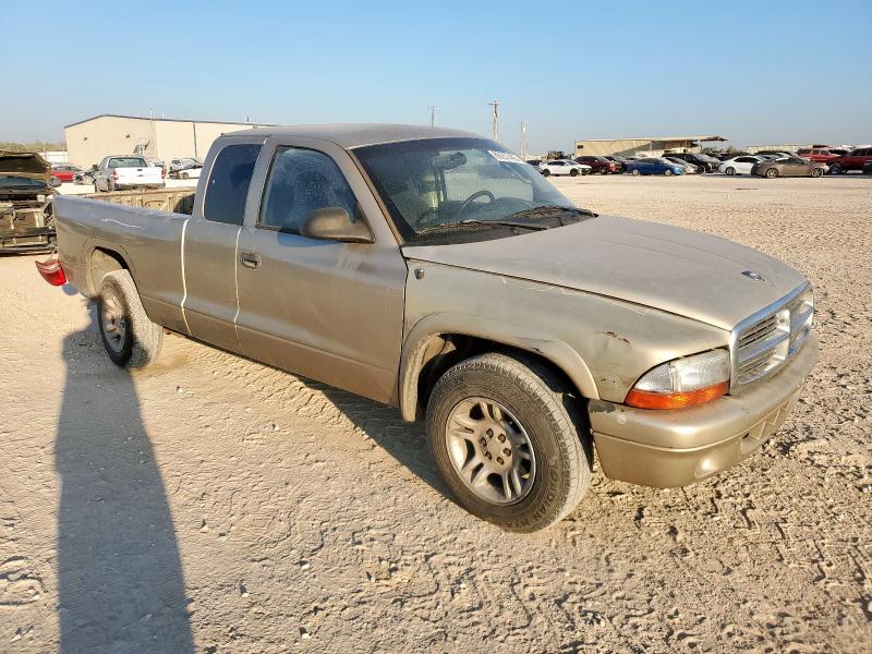 1D7GL12K34S538511 - 2004 DODGE DAKOTA SXT TAN photo 4