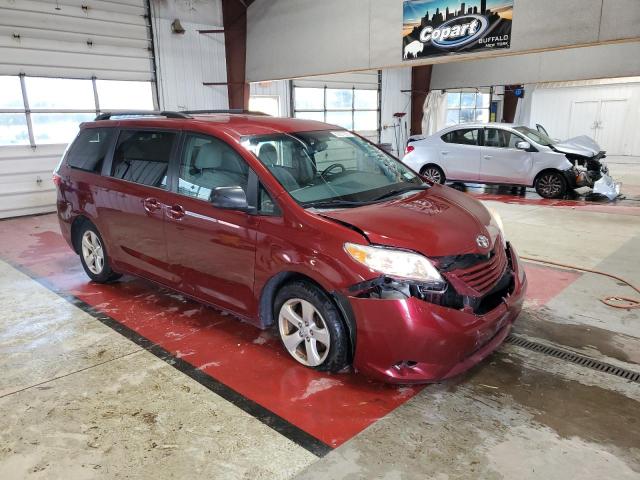 5TDKK3DC6FS560930 - 2015 TOYOTA SIENNA LE ბურგუნდია ფოტო 4