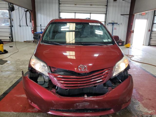 5TDKK3DC6FS560930 - 2015 TOYOTA SIENNA LE ბურგუნდია ფოტო 5