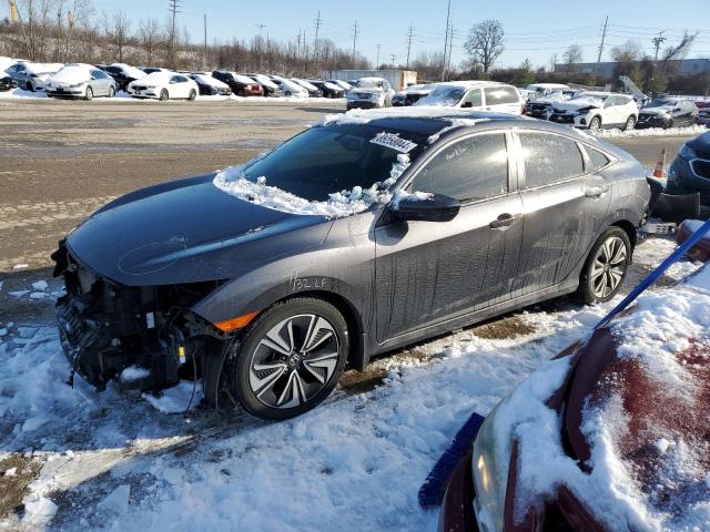 JHMFC1F74JX001106 - 2018 HONDA CIVIC EXL GRAY photo 1