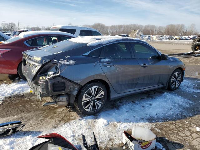 JHMFC1F74JX001106 - 2018 HONDA CIVIC EXL GRAY photo 3