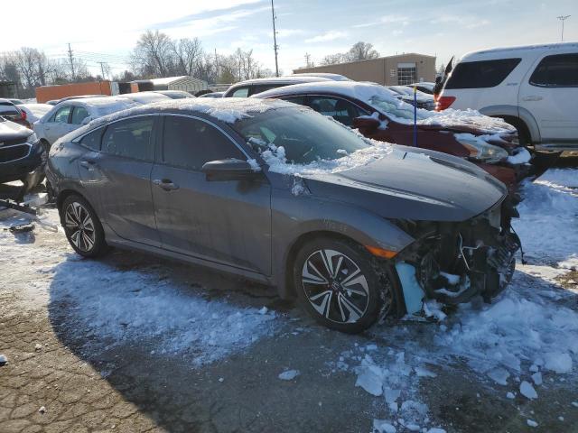 JHMFC1F74JX001106 - 2018 HONDA CIVIC EXL GRAY photo 4