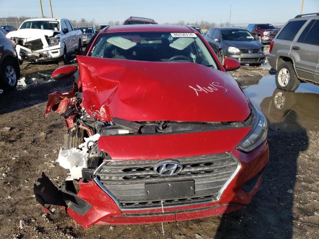 3KPC24A39JE028640 - 2018 HYUNDAI ACCENT SE Kırmızı fotoğraf 5