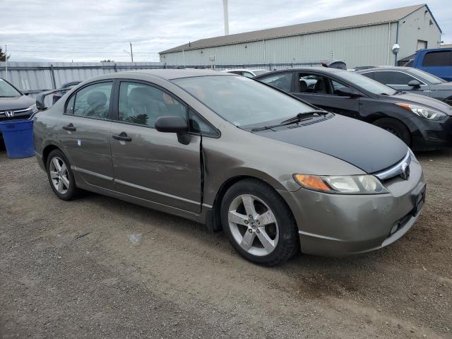 2HGFA16356H034696 - 2006 HONDA CIVIC DX VP GRAY photo 4