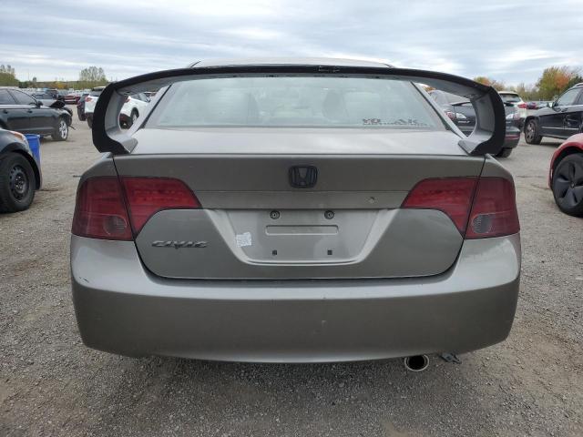 2HGFA16356H034696 - 2006 HONDA CIVIC DX VP GRAY photo 6