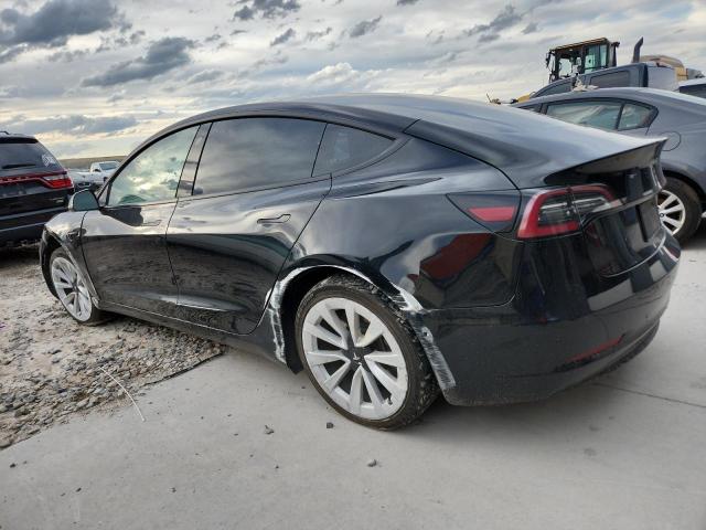 5YJ3E1EB9NF186970 - 2022 TESLA MODEL 3 შავი ფოტო 2