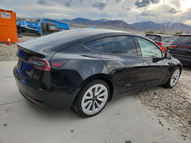 5YJ3E1EB9NF186970 - 2022 TESLA MODEL 3 შავი ფოტო 3