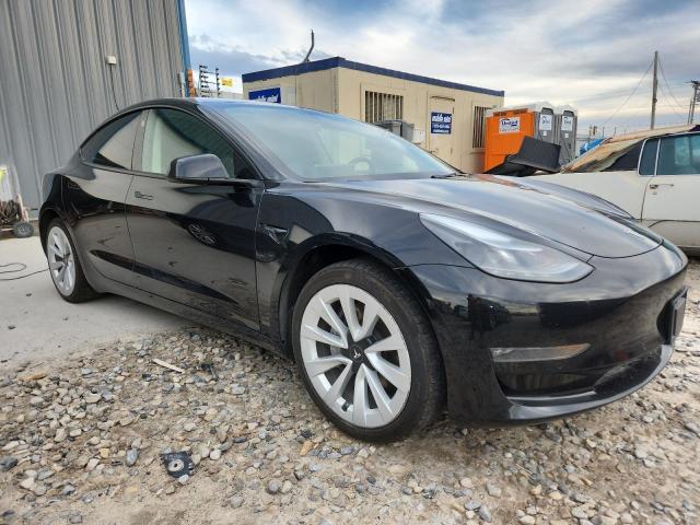 5YJ3E1EB9NF186970 - 2022 TESLA MODEL 3 შავი ფოტო 4