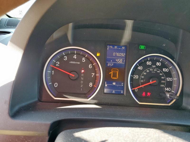 5J6RE3H77AL016783 - 2010 HONDA CR-V EXL BLACK photo 9