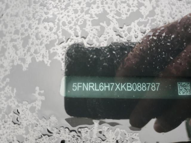 5FNRL6H7XKB088787 - 2019 HONDA ODYSSEY EXL Gris foto 13