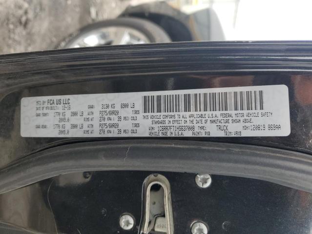 1C6RR7FT1HS637008 - 2017 RAM 1500 ST BLACK photo 12