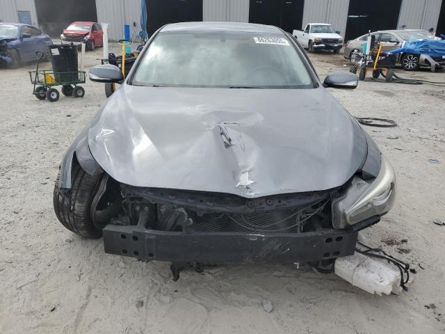 JN1BV7AP0FM336346 - 2015 INFINITI Q50 BASE GRAY photo 5