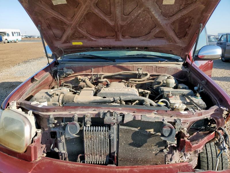 5TBET34166S519845 - 2006 TOYOTA TUNDRA DOUBLE CAB SR5 MAROON photo 11