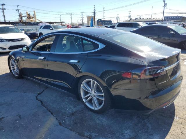 5YJSA1H14EFP61194 - 2014 TESLA MODEL S BLACK photo 2