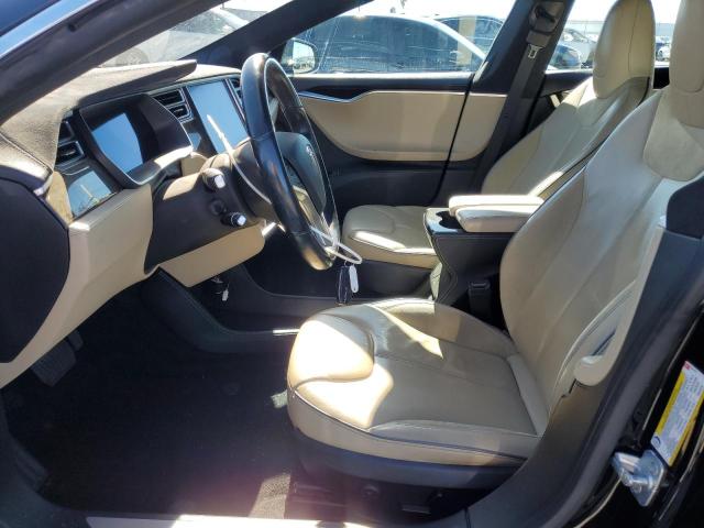 5YJSA1H14EFP61194 - 2014 TESLA MODEL S BLACK photo 7