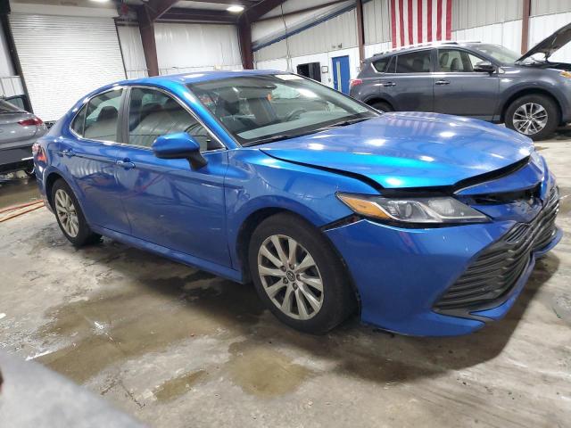 4T1B11HK9KU223243 - 2019 TOYOTA CAMRY L BLUE photo 4