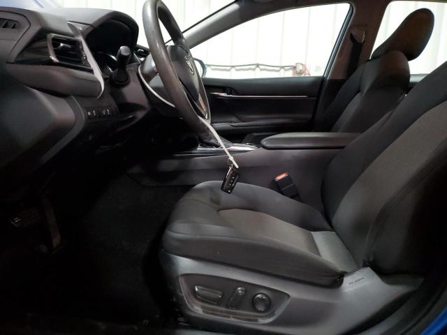 4T1B11HK9KU223243 - 2019 TOYOTA CAMRY L BLUE photo 7