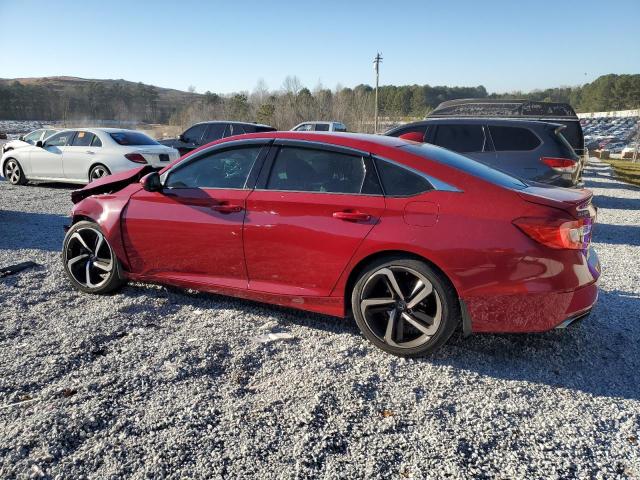 1HGCV1F31JA217866 - 2018 HONDA ACCORD SPORT Червоний фото 2